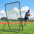 Prenosiva mreža za odbijanje lopte za bejzbol i softbol, crna