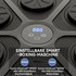 Zidna muzička boks mašina s Bluetoothom, LED svjetlima i rukavicama, crna