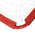 Set od 2 sklopiva mini gola za fudbal s metalnim okvirom, crveni