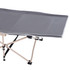 Sklopivi kamp krevet 190 × 68 × 52 cm, tamnosiva