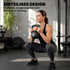 Kettlebell tegovi 14 kg punjen pijeskom, crni
