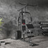 Multifunkcionalna sprava za trening snage s blokom tegova 45 kg, crna