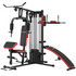 Multifunkcionalna stanica za trening s utegom od 65 kg, crna