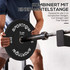 Set gumenih tegova 2 × 10 kg za olimpijsku šipku, crni