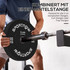 Set olimpijskih tegova 2 × 20 kg, gumirani, crni