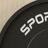 Set olimpijskih tegova 2 × 20 kg, gumirani, crni