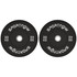 Set olimpijskih tegova 2 × 20 kg, gumirani, crni