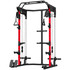 Power rack s dvostrukim podesivim sistemom kablova, crni