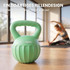 Kettlebell 10 kg punjen pijeskom, zelena