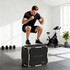 Plyo boks 3 u 1 s tri visine skoka, crni