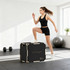 Plyo boks 3 u 1 s tri visine skoka, crni