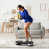 Stepper za aerobik podesive visine 10–15 cm, crno-siva