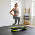 Aerobik stepper podesive visine, nosivost do 150 kg, zeleni