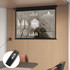 Motorizirano platno za projektor 84", 4:3, 171 × 130 cm, crno