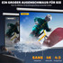 Platno za projektor 171 × 128 cm, 84 inča, 4:3, bijelo