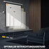Motorizovano platno za projektor 165 × 165 cm, 1:1, bijelo