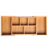 Organizator za ladicu na izvlačenje, bambus 24,6 × 17,6 × 7 cm, prirodna boja