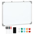 Magnetna tabla za pisanje 60 × 45 cm s 4 markera i 10 magneta, bijela