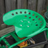Vrtna kolica sa sjedištem i korpom, nosivost 150 kg, zelena