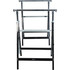 Set od 2 kozlića za piljenje, podesivi i sklopivi, 68 × 56 × 80–130 cm, crni