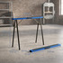 Set od 2 sklopiva metalna kozlića 99,5 × 36,5 × 78,5 cm, plava i crna