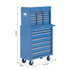 Kolica za alat s 16 ladica 61,5 × 33 × 113 cm, plava