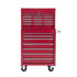 Kolica za alat sa 16 ladica 61,5 × 33 × 113 cm, crvena