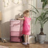 Dječiji organizator s 4 ladice 37 × 37 × 76 cm, roza