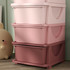 Dječiji organizator s 4 ladice 37 × 37 × 76 cm, roza