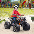 Dječiji električni quad 12 V s MP3 playerom i LED farom, narandžasti
