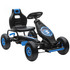Dječiji gokart na pedale s podesivim sjedištem, plavo-crni