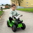 Dječiji električni quad s prikolicom, zeleni