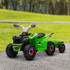 Dječiji električni quad s prikolicom, zeleni
