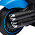 Dječiji električni motor sa farom i pomoćnim točkovima, plavo-crni