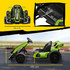 Dječiji električni go-kart s drift funkcijom i podesivim sjedištem, zeleno-crni