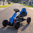 Dječiji električni go-kart s dvije brzine do 5 km/h, plavi