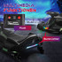 Dječiji električni go-kart s drift funkcijom, svjetlima i muzikom, crni