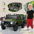 Dječiji električni auto 12 V s daljinskim upravljačem i LED svjetlima, zeleni