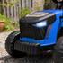 Dječiji električni traktor s prikolicom i daljinskim upravljačem, plavi