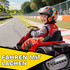 Dječiji električni go-kart s drift funkcijom, 24 V, crveni