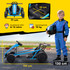 Dječiji električni go-kart 24 V za vožnju i drift, plavi