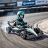 Dječiji električni go-kart 12 V s daljinskim upravljačem, crni