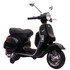 Dječiji električni motocikl 12 V s pomoćnim točkićima, crni