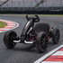 Dječiji električni go-kart 12V s 2 motora i podesivim sjedištem, crni