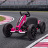 Dječiji električni go-kart 12V s 2 motora i LED farovima, roza