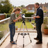 Teleskop za astronomiju 70 mm s aluminijskim stativom i torbom, bijeli