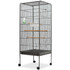 Kavez za ptice crni 54 x 54 x 146 cm čelični Kavez za ptice crni 54 x 54 x 146 cm čelični