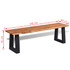 Klupa od masivnog bagremovog drva 145 cm Klupa od masivnog bagremovog drva 145 cm