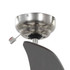 Ukrasni stropni ventilator sa svjetlom 128 cm smeđi Ukrasni stropni ventilator sa svjetlom 128 cm smeđi
