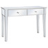 Zrcalni konzolni stol od MDF-a i stakla 106,5 x 38 x 76,5 cm Zrcalni konzolni stol od MDF-a i stakla 106,5 x 38 x 76,5 cm
